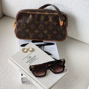 Authentic Vintage Louis Vuitton Marly Bandouliere Monogram Canvas Crossbody